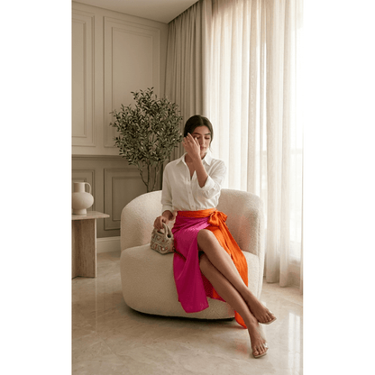 Lulu Wrap Midi Skirt