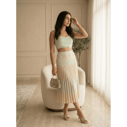 Judy Contrast Skirt