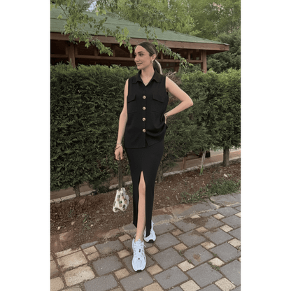 Jessie Vest & Skirt Set