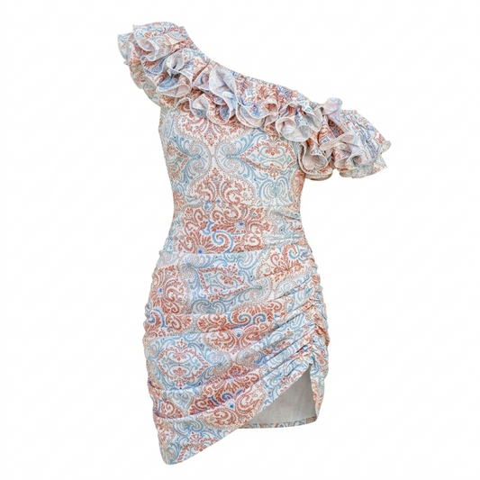 Esther Ruffle Mini Dress