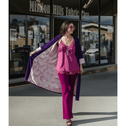 Aurora Velvet Kimono