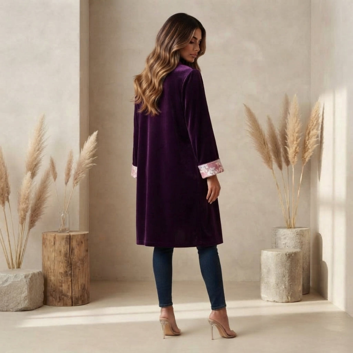 Aurora Velvet Kimono