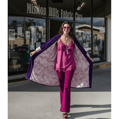 Aurora Velvet Kimono