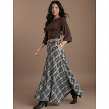 Nova Plaid Skirt