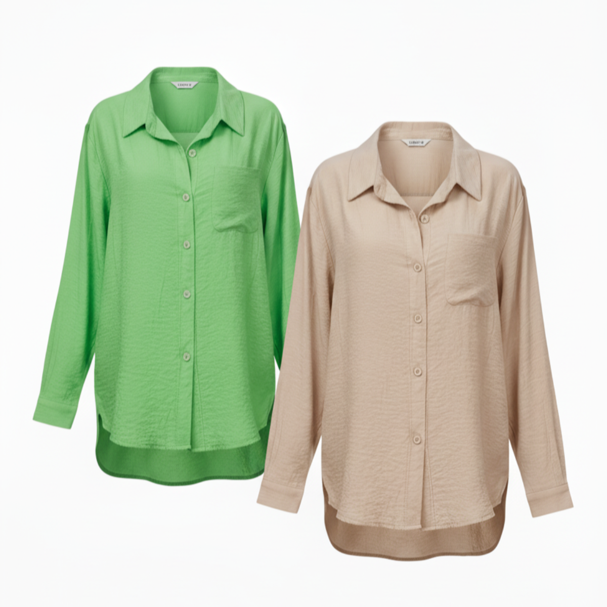 Stacy Low Shoulder Oversize Shirt