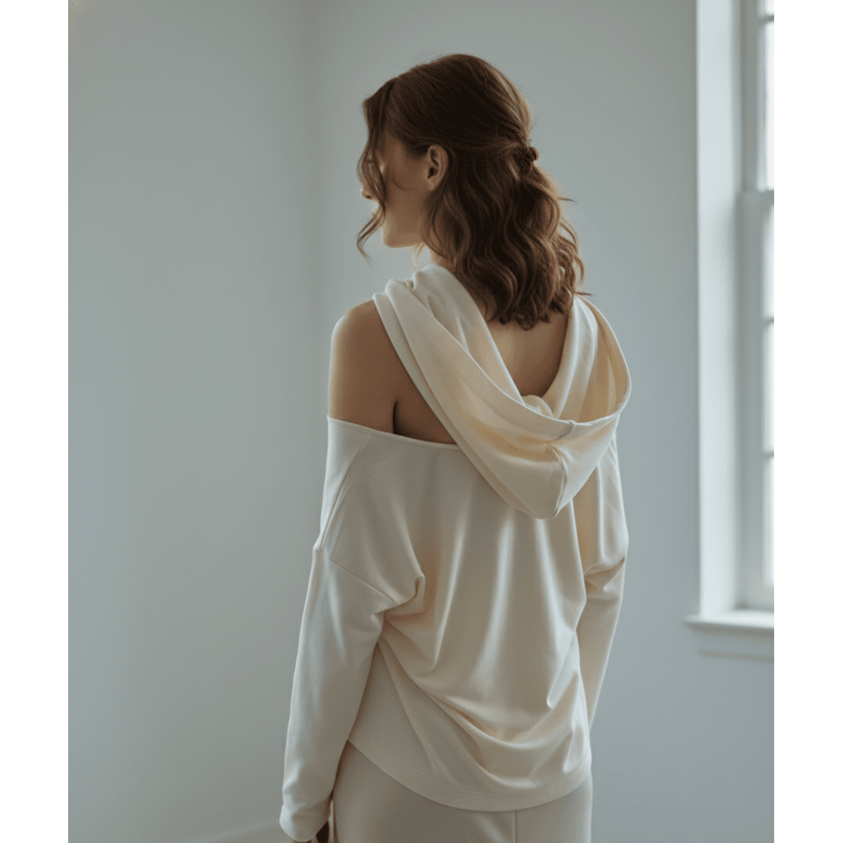 Odelia Oversized Hooded Zipper Sweater