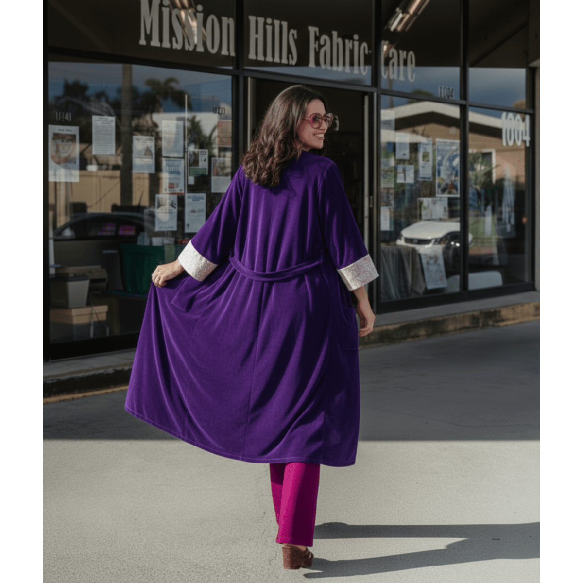 Aurora Velvet Kimono