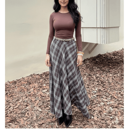 Nova Plaid Skirt
