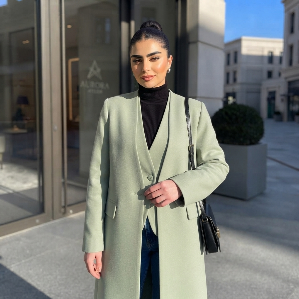 Ursula Oversized Long Coat Jacket