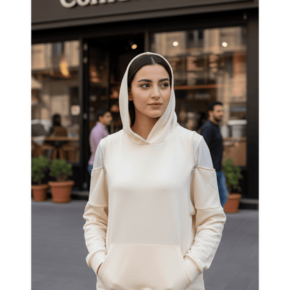 Odelia Oversized Hooded Zipper Sweater