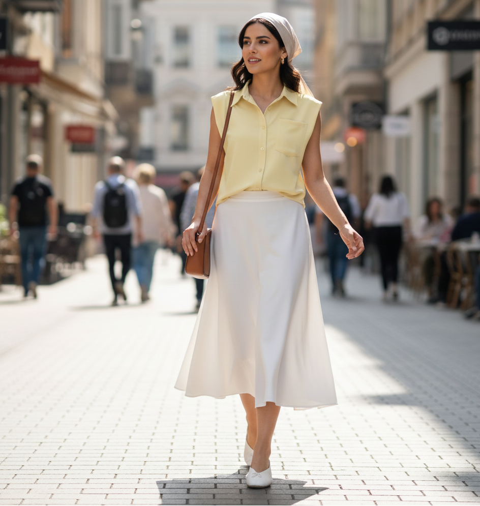 Gretta Padded Sleeveless Shirt