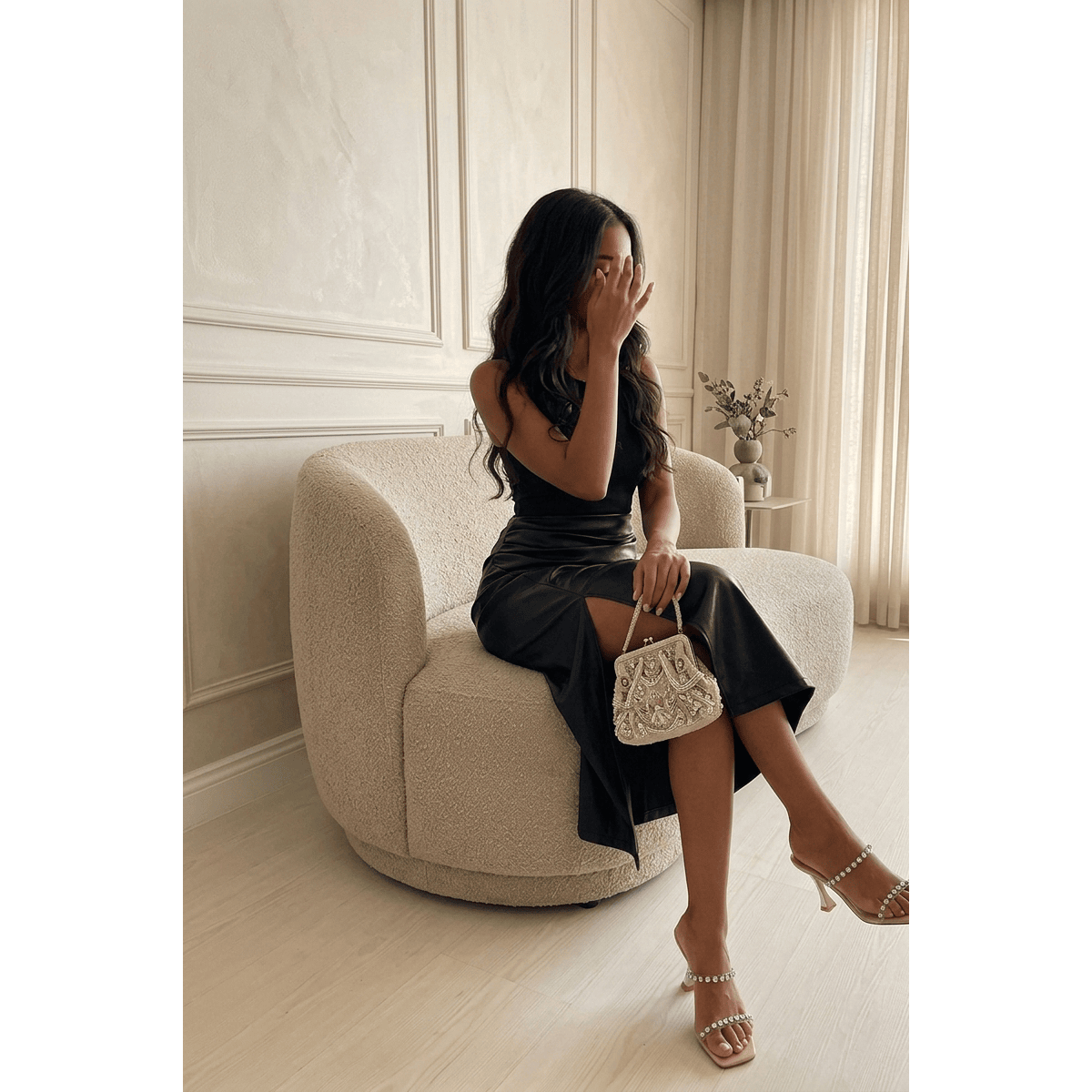 Nichol Leather Skirt