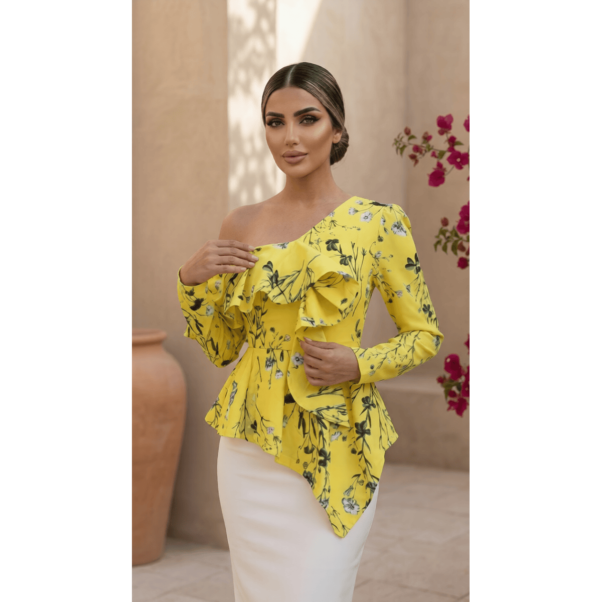 Aurora Ruffle Top