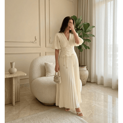 Edda Pleated Dress