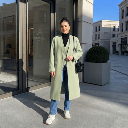 Ursula Oversized Long Coat Jacket