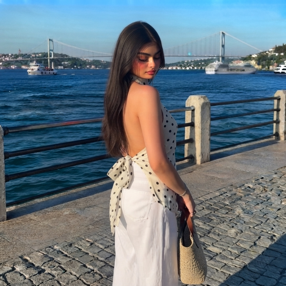 Veronica Backless Top