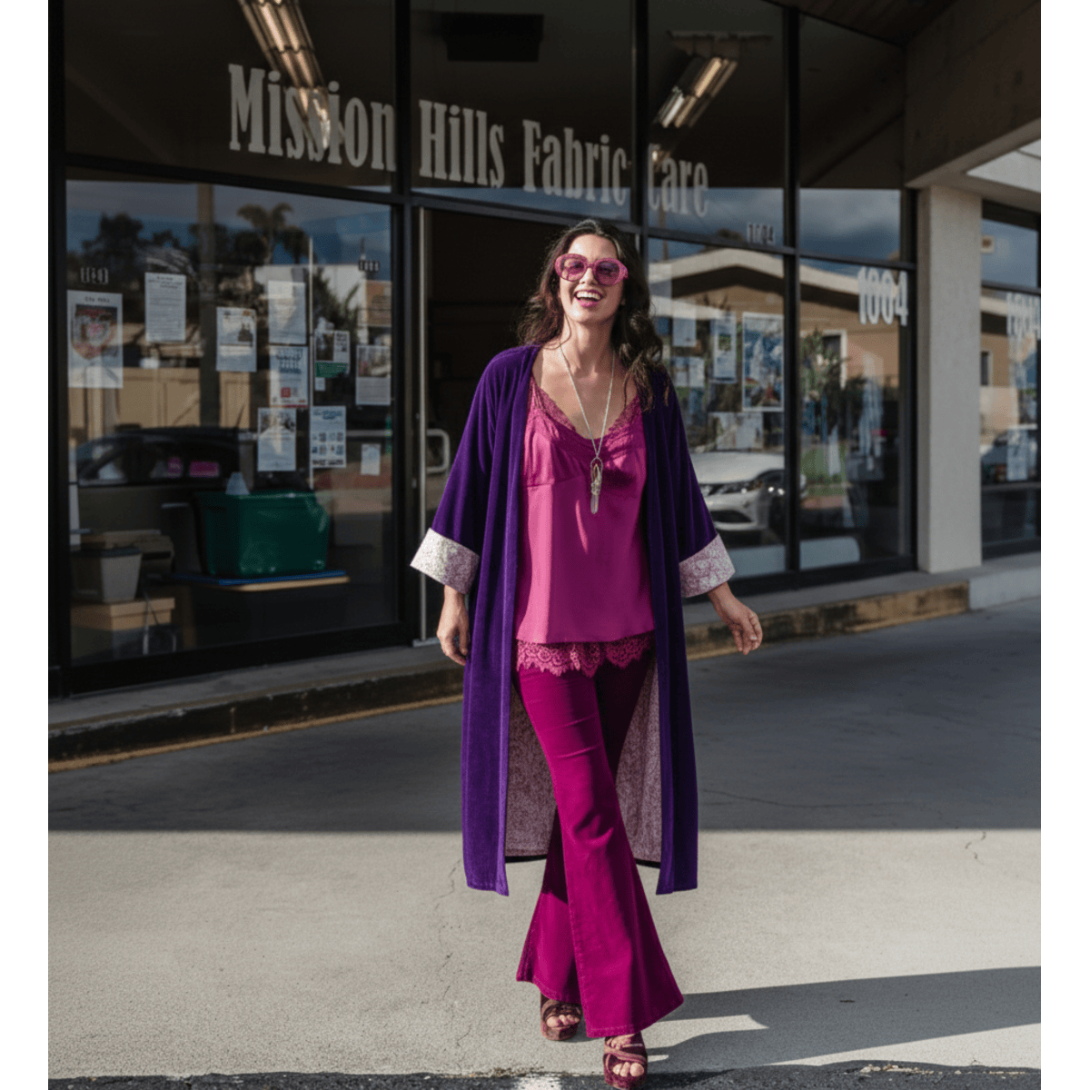 Aurora Velvet Kimono