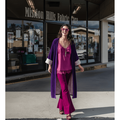 Aurora Velvet Kimono