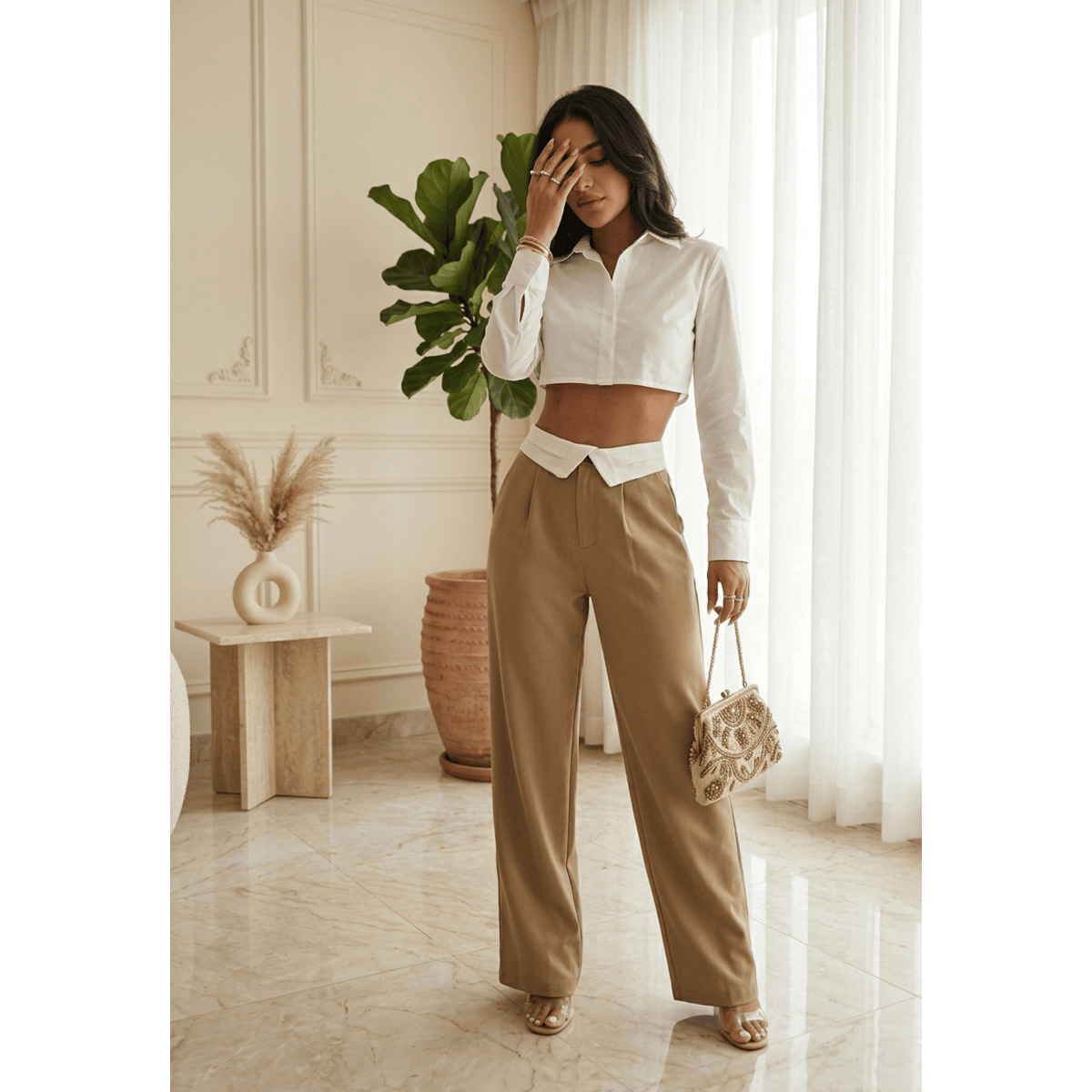 Helena Folded Pants