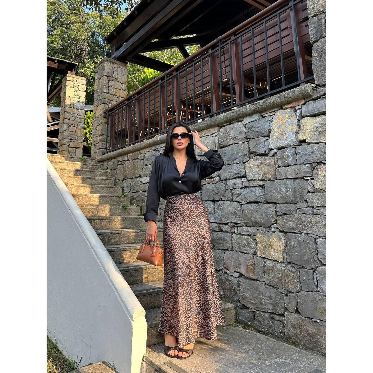 Letecia Leopard Skirt