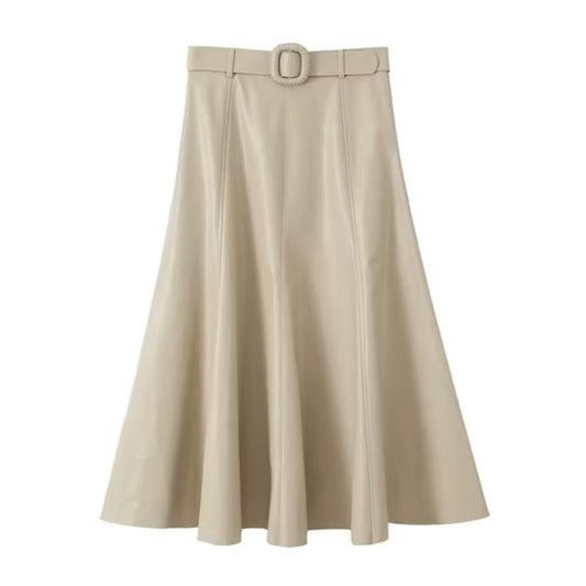 Nancy Faux Leather Skirts