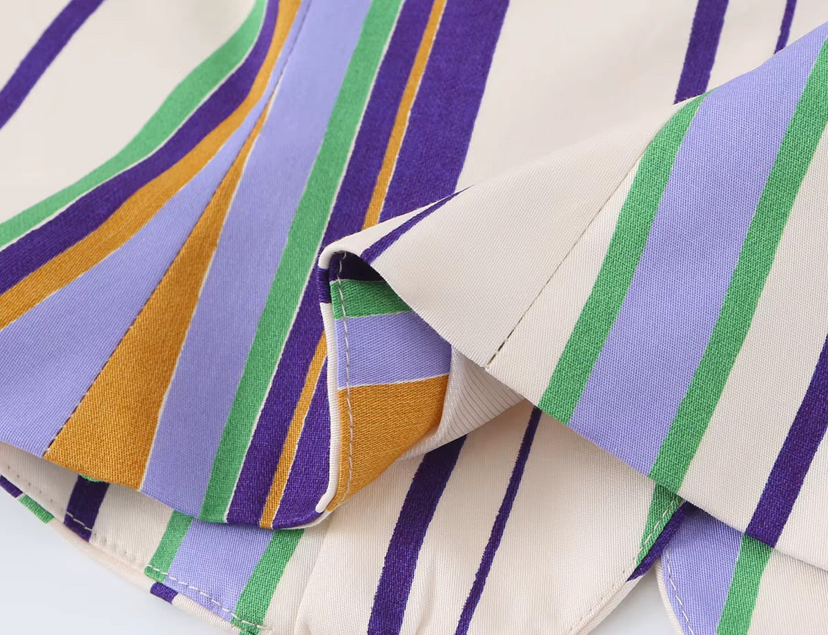 Glenda Striped Top