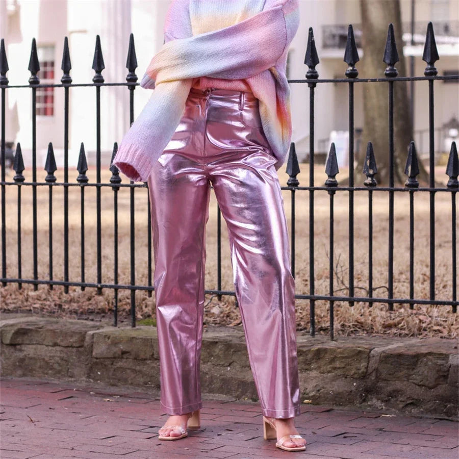 Maya Metallic Trousers