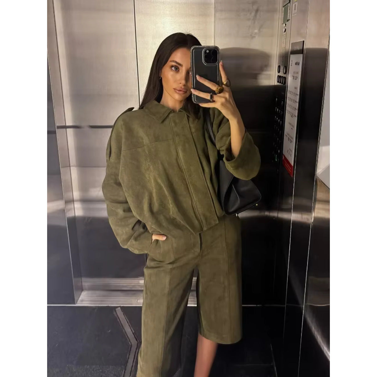 Norman Suede Jacket & Short
