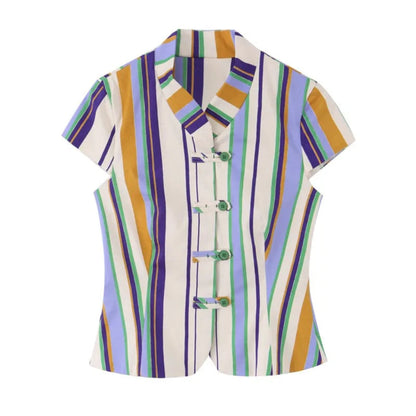 Glenda Striped Top