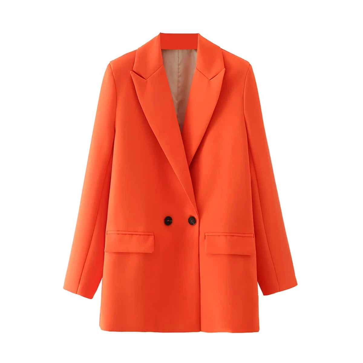 Eleanor Orange Blazer