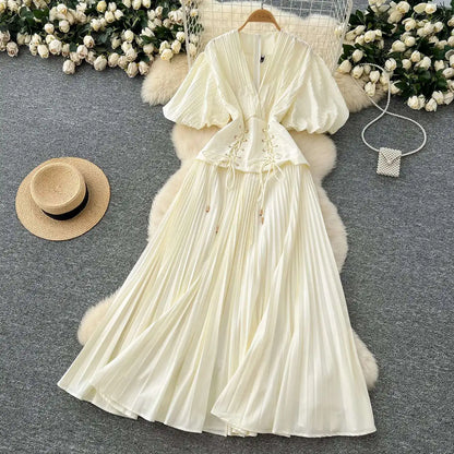 Edda Pleated Dress