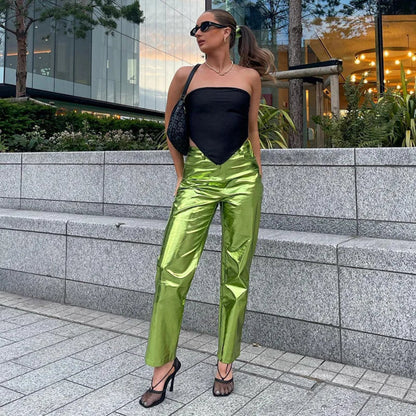 Maya Metallic Trousers