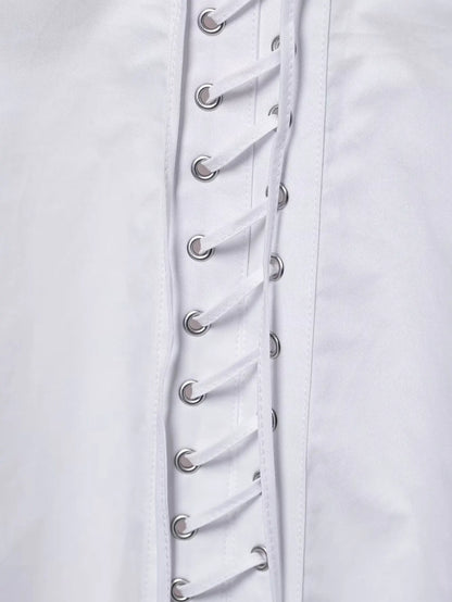 Veena Lace-Up Shirt