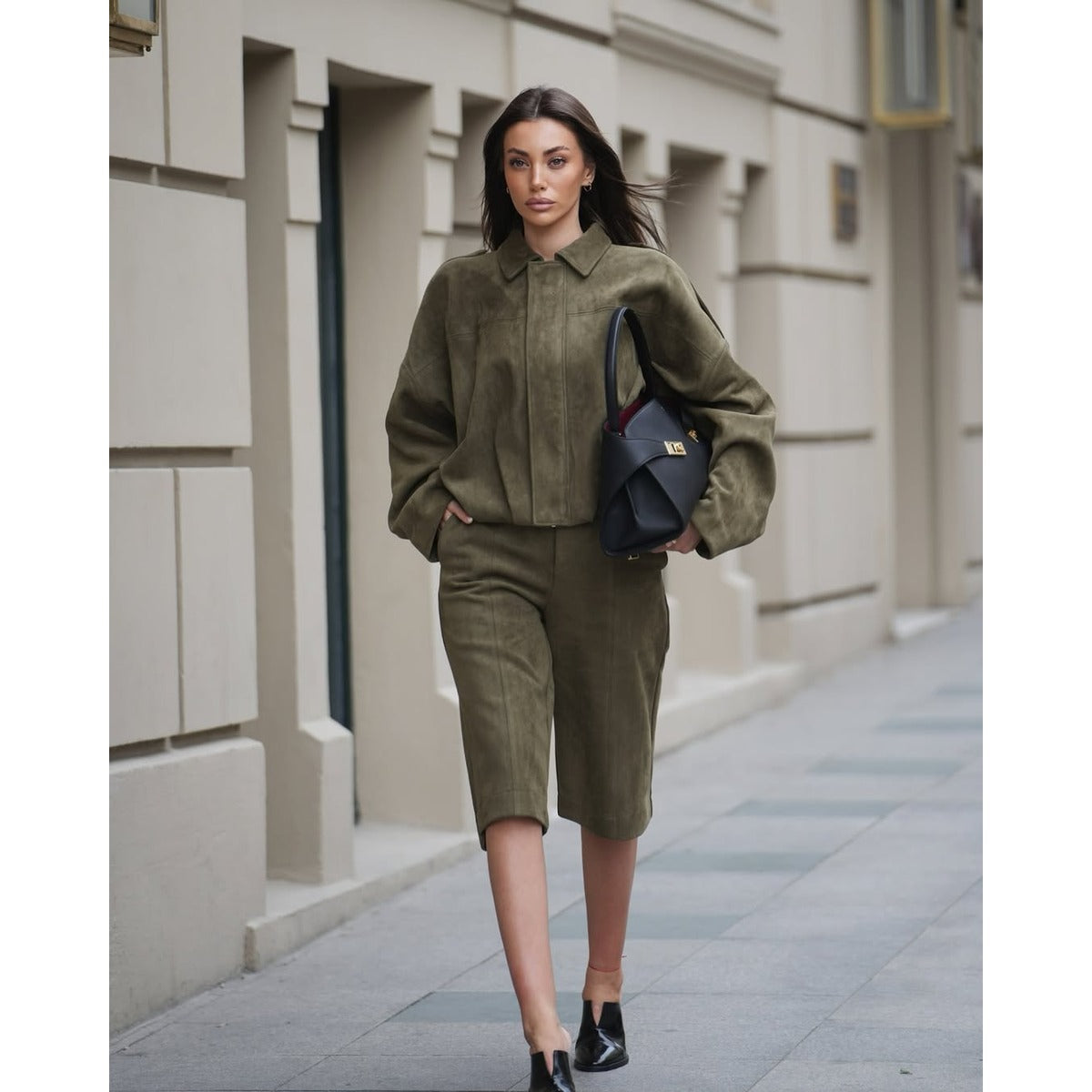 Norman Suede Jacket & Short