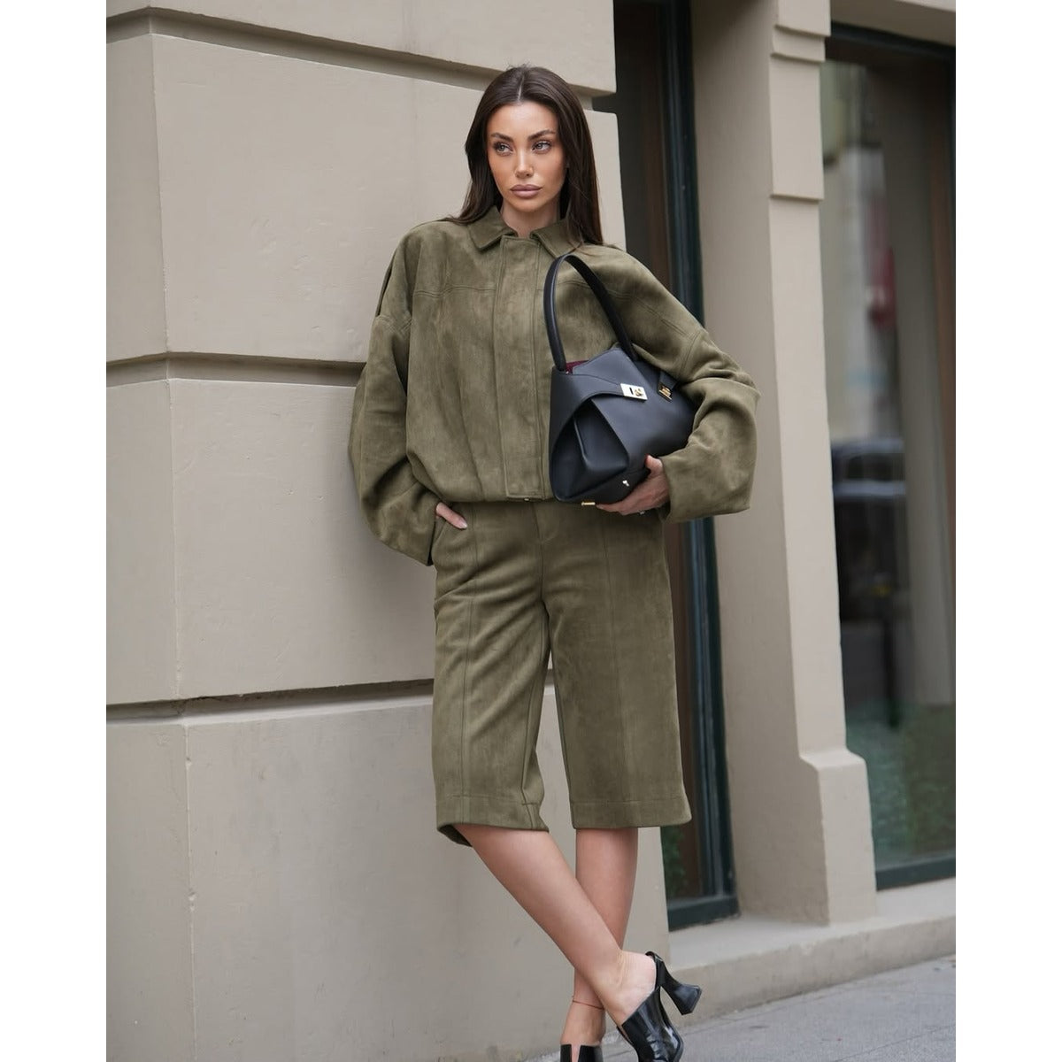 Norman Suede Jacket & Short