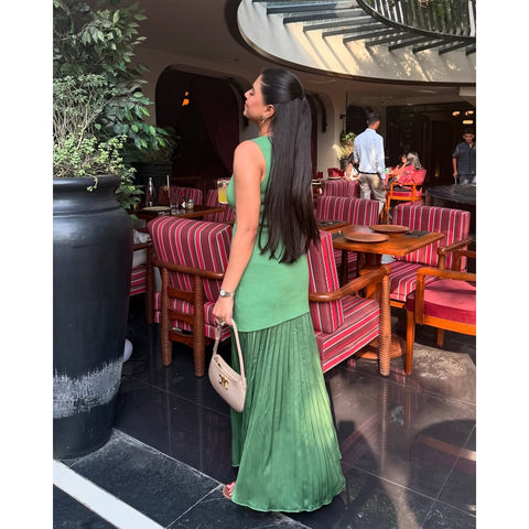 Terra Green Dress