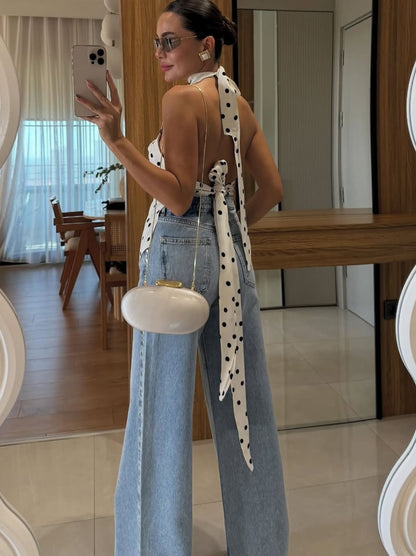 Veronica Backless Top