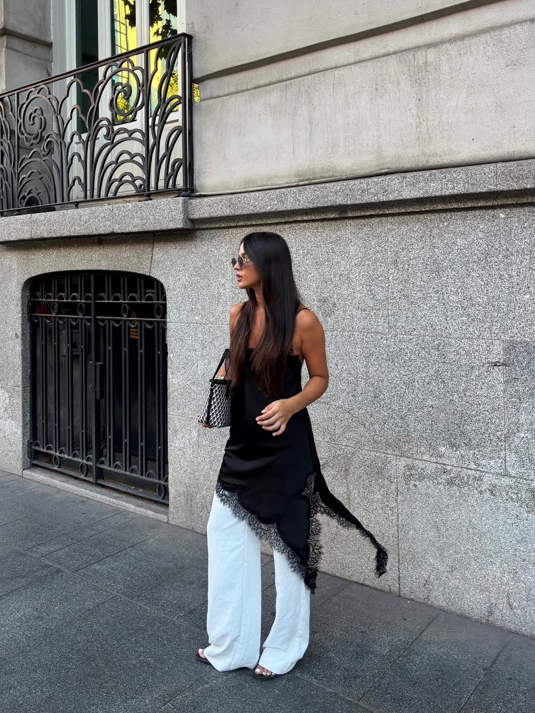 Flammara Satin Lace Top