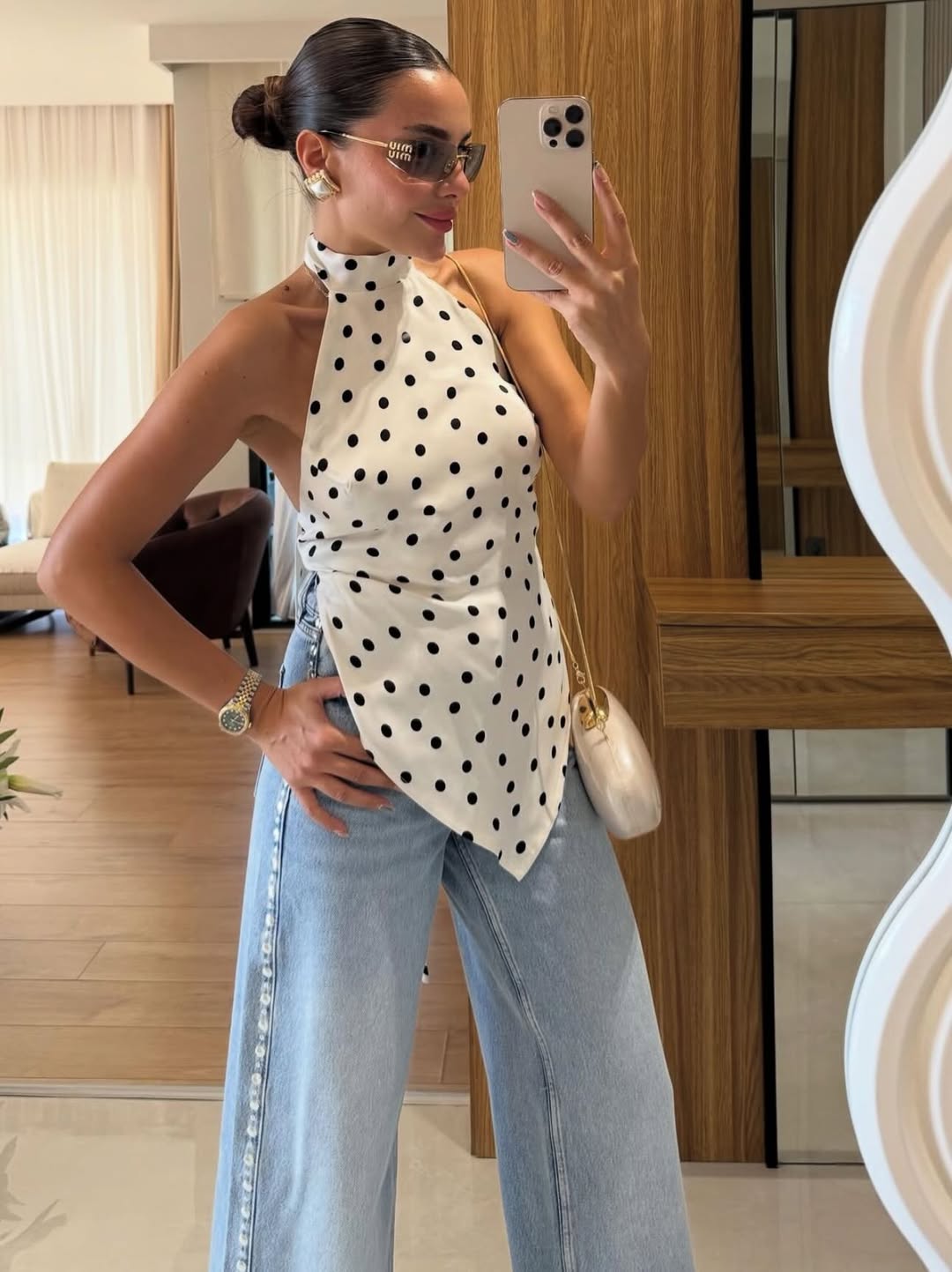 Veronica Backless Top