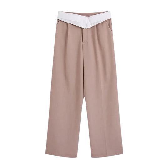 Helena Folded High Waist Pants