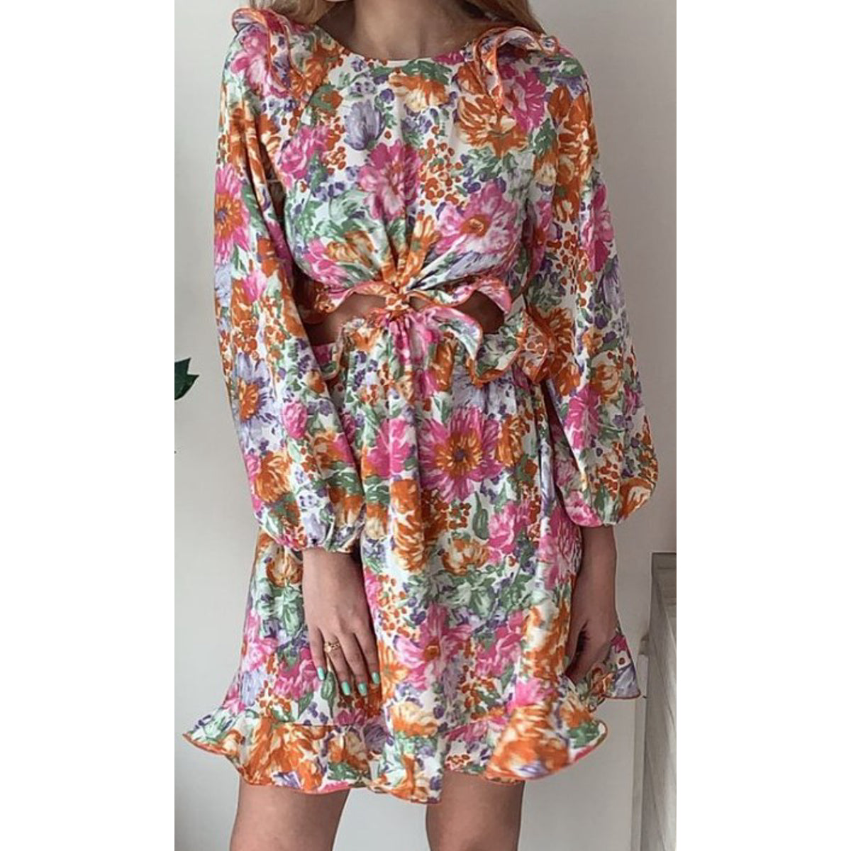 Esther Ruffle Dress