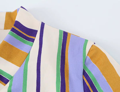 Glenda Striped Top