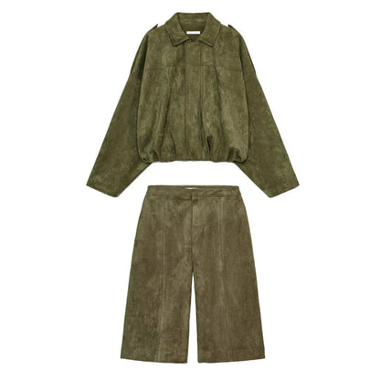 Norman Suede Jacket & Short