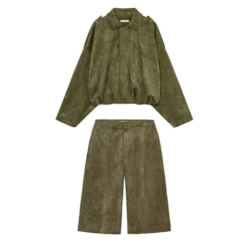 Norman Suede Jacket & Short