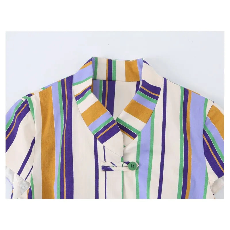 Glenda Striped Top