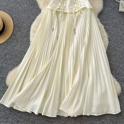 Edda Pleated Dress