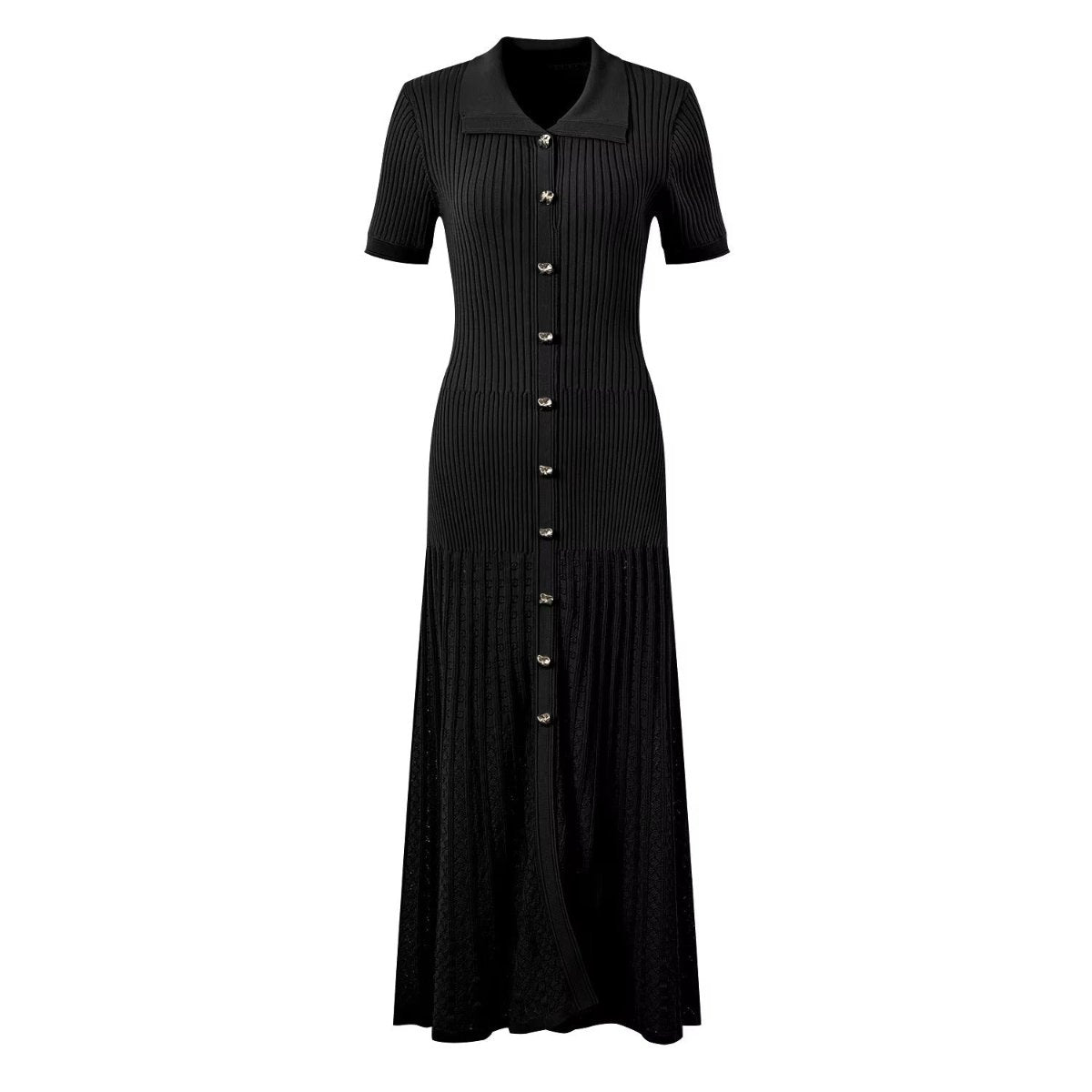 Loretta Vintage Knitted Long Dress