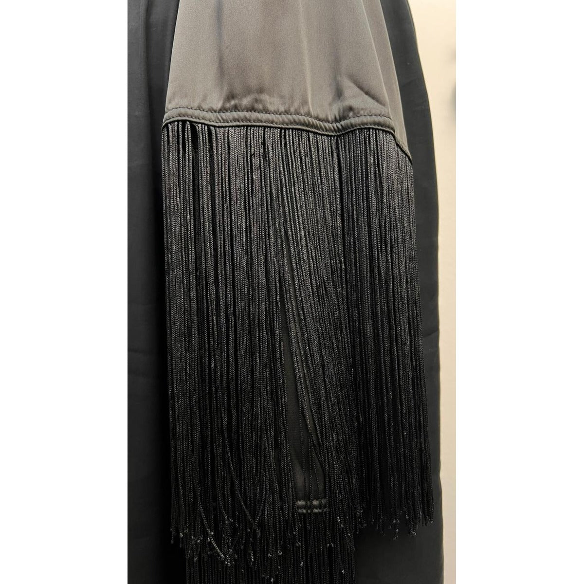 Mira Tassel Satin Scarf