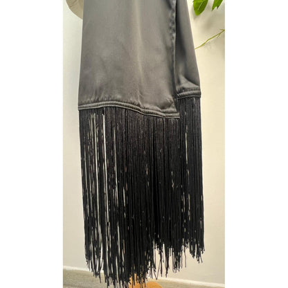 Mira Tassel Satin Scarf