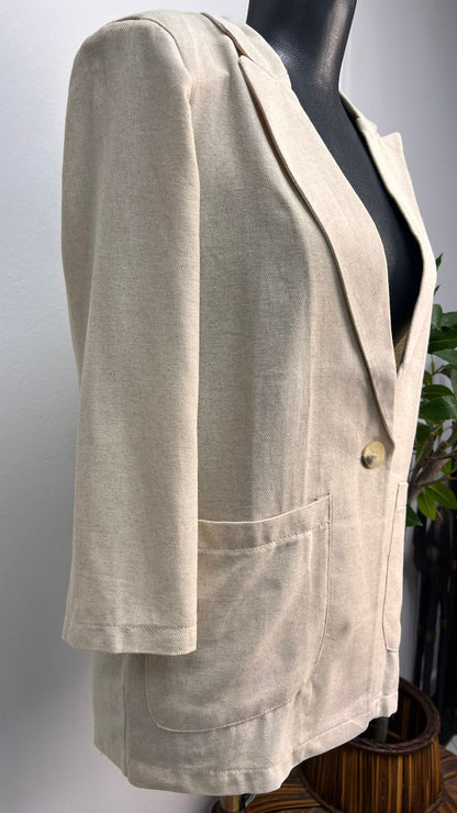 Matilda Linen Blazer